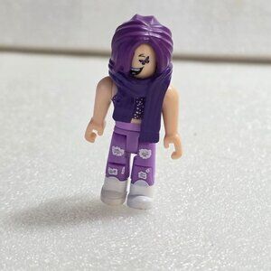 ROBLOX Figure Bubbly Britney Purple Caucasian Replacement Toy 3"